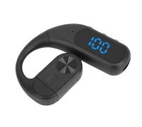 TIKATARER Casque Bluetooth, Oreillette sans Fil Bluetooth V5.5 avec Transmission Sonore Directionnelle Pulse DT40, Suppression du Bruit par Conduction Osseuse pour Les Entreprises, Camionneurs,