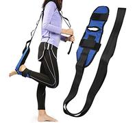 TIKATARER Ceinture d'étirement Professionnelle, Sangle de Jambe de Yoga Pilates, Sangle d'étirement avec Conception Multi-boucles, Idéale pour la Rééducation et le Fitness, Méthode 'étirement