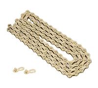 TIKATARER Chaînes à 10 Vitesses, Chaîne à Rouleaux avec Construction en Acier et Traitement Thermique, Chaîne de Vélo pour Vélo Pliant de Route de Montagne, Installation Simple et Longue Durée de