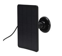 TIKATARER Chargeur Solaire Portable Panneau pour Camping Extérieur | Support réglable à 360 degrés, chargeur solaire en silicium monocristallin 4W 5V pour randonneurs, jardiniers,