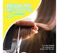 TIKATARER Ciseaux de Coupe de Cheveux Professionnels, Ciseaux de Coiffure en Acier Inoxydable, de Barbier à Poignée en PP avec Lames pour Superposer et Couper, Idéaux pour le Salon à Domicile (Carte