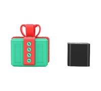 TIKATARER Coffret Cadeau de Farce d' 3D, Coffret Cadeau Surprenant et Ennuyeux, Boîte de Défi de Décryptage pour Anniversaire, Noël, Emballage pour événement Spécial, 9,2 X 8,6 X 8,6 Cm (Rouge, Vert)