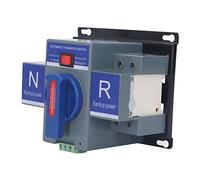 TIKATARER Commutateur de Transfert Automatique à Double Alimentation, Commutateur de Transfert Automatique de Type CB 2P avec Bouton de Commande Manuel, Dispositif de Transfert (50A)
