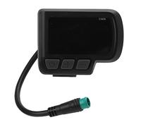 TIKATARER Compteur à écran LCD EN06, Résistant à l'eau avec Port USB, Affichage Multi-données et Vitesse, Compatible avec Les Systèmes 24 V 36 V 48, Support de Guidon 22,2 Mm