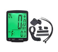 TIKATARER Compteur de Vitesse du Vélo, Ordinateur de Vélo avec Ordinateur de Vélo de Cyclisme de Vitesse de Vitesse Capteur de Cadence 2,8 Pouces écran LCD Complexe de Speedomètre à Vélo