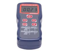 TIKATARER Compteur d'énergie Solaire Numérique, Compteur d'irradiance Solaire Portatif, Détecteur de Rayonnement avec Maintien des Données et Commutation 'unité, Idéal pour la Mesure du
