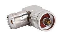 TIKATARER Connecteur de Coaxial à Angle Droit, Adaptateur d'antenne du Connecteur Cax N.