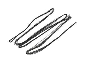 TIKATARER Corde d'arc de Tir à l'arc à 12 Brins, Petite Corde d'arc Portable Légère, Cordes Volantes de Remplacement avec Cordes Volantes, Idéales pour l'arc Classique, 'Arc de Chasse Américain