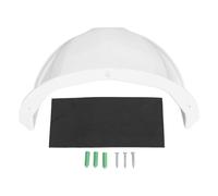TIKATARER Couvercle de Caméra en Anneau, Couvercle de Pluie pour la Caméra avec Couverture de Dure Bouclier de Extérieure Protection de Protection de sécurité Sun Rain Capriner de sécurité (White)
