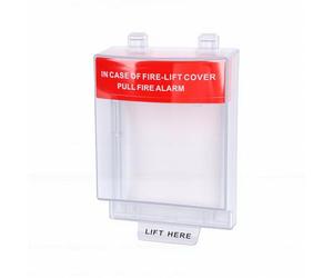 TIKATARER Couverture de Boîtier D'alarme Incendie pour Usage Intérieur et | Protection en plastique Transparent, Protection ignifuge et résistante à la chaleur, protecteur d\'interrupteur d\'urgence