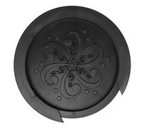 TIKATARER Couverture de Trou de Son de Guitare, Couverture de Trou de Son Souple en Silicone, de Guitare Acoustique avec un Beau Motif, Idéale pour Amortir le et Réduire le Bruit (BLACK)