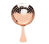 TIKATARER Cuillère à Fentes à Fente en Acier Inoxydable, Cuillère de Skimmer Julep Skimmer à de à de pour la Maison ou le Bar Commercial Utilisation (Placage de cuivre)