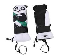 TIKATARER de Ski Junior, Mitaines de Neige Double Couche Anti-Abrasion avec Plaque de Protection du Poignet et Tissu Résistant aux éclaboussures, Idéaux pour Les de Snowboard pour Jeunes, Motif