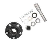 TIKATARER d'essieu de Remorque de 2000 LB, Kit de Moyeu de Roue d' BT8 Rond Utilitaire de 1 Po, Moyeu de Renvoi à 5 Boulons avec Conception Robuste, Idéal pour Les Applications de Remorque de