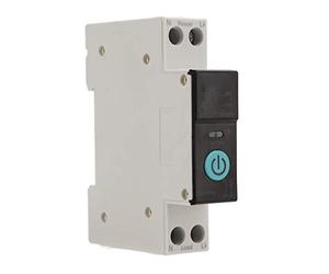 TIKATARER Disjoncteur sur Rail DIN, Interrupteur Intelligent 1P+N avec Télécommande, Mode Temporisation, Compte à Rebours et Minuterie Cyclique pour Système Domotique Smart (40A)