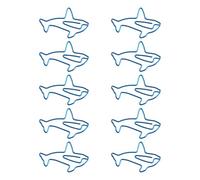 TIKATARER Dolphin Trombones pour Bureau École Maison, 100 Pièces | Clips de marque-pages antidérapants galvanisés en métal pour Documents, conception Mini dauphin