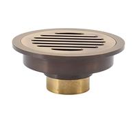 TIKATARER Drain de Sol en Cuivre, Drain de Douche Antirouille de Style Vintage avec Conception Anti-colmatage, Couvercle de de Salle de Bain 3 en 1 pour Salle de Bain, Cuisine, Garage et Balcon