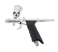 TIKATARER Ensemble D'aérographe à Double Action de 0,3 Mm, Pistolet Pulvérisateur à Alimentation par gravité avec Tasse de 15 Cc et Commande Réglable pour la Fabrication de Modèles