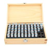 TIKATARER Ensemble de Gage à Broches, 50pcs 0,001 Mm Tolérance Tolérance Paute en Acier Pin Gage de Broche 7,51-8 Mm Kit de Jauge de Broche pour la Taille et la Profondeur du Trou