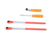 TIKATARER Ensemble d'outils de Réglage Automatique du Jeu, Kit de Réglage du Système de Freinage Pneumatique 4 Pièces avec Clés 7/16" 9/16" et Outil de Dégagement d'extrémité de Fourche, Idéal