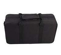 TIKATARER Étui de Rangement pour Clarinette, en Tissu Oxford 600D Épais Mousse avec Poignée Bandoulière Réglable Plusieurs Compartiments Étui de Protection Rembourré pour Clarinette