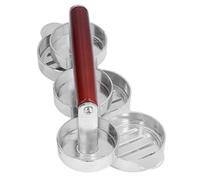 TIKATARER Hamburger Press Patty Maker, Mini Hamburger Press Patty Sausage avec Un Matériau Antiadhésif Burger pour Un Barbecue de Camping en Plein Air