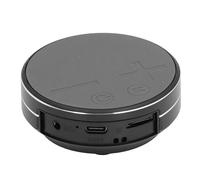 TIKATARER Haut Parleur à Conduction Osseuse, Véritable Son Surround Stéréo avec Plusieurs Modes de Lecture, Conception étanche à Ventouse pour Une Utilisation dans la Salle de Bain (Black)