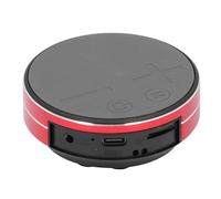 TIKATARER Haut Parleur à Conduction Osseuse, Véritable Son Surround Stéréo avec Plusieurs Modes de Lecture, Conception étanche à Ventouse pour Une Utilisation dans la Salle de Bain (Rouge)