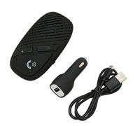 TIKATARER Haut-Parleur de Voiture, Haut-Parleur d'appel Mains Libres, à Réduction de Bruit avec Connexion sans Fil EDR, Idéal pour la Conduite de Véhicules, GPS, Streaming de Musique, Couplage Double