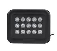 TIKATARER Illuminateur Infrarouge IR, DC 12V 15pcs IR Infrarouge LEDS Light Floodlight IP66 Nocturne Imperméable pour la Caméra de sécurité