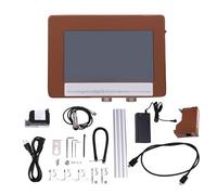 TIKATARER Imprimante à Jet d'encre en Ligne, écran Tactile de 4,3 Pouces et Cartouche d'encre Noire de 42 ML, Machine de Codage Mobile avec Importation de Données, Adaptée aux (Prise UE 100 à 240V)