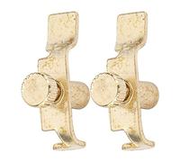 TIKATARER Instrument Erhu, 2pcs Erhu Fin de Tuner de Tuner Professionnel des Tuners Fins 4/4 ukulélé Tuner Metal String Toren Ajuster Instrument Accessoires Gloden