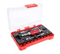 TIKATARER Jeu de 5 Forets à Fraiser, Forets Coniques HSS M2 avec Butée de Profondeur Semi-automatique et Tige Hexagonale, Fraise à 82 Degrés, Idéal pour les Trous de Vis à Bois