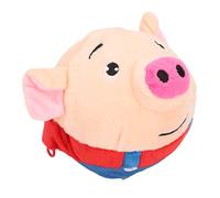 TIKATARER Jouet Interactif pour Chien, Balle Rebondissante électronique en Peluche, Jouets d'activité pour Animaux de Compagnie avec Fonction Musicale, Saut Automatique, Conception Douce Amovible