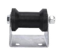 TIKATARER Kit d'assemblage de Rouleaux de Quille de 4 Pouces, Rouleau de Remorque de Bateau avec Support en Acier et Rouleau en Caoutchouc, pour Un Chargement en Douceur, Un Déchargement de