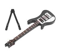 TIKATARER Kit de Guitare, Décoration de Guitare en Bois et en Plastique avec Une Texture Fine Petite pour Décoration de Table (Black)
