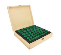 TIKATARER Kit de Matrices de Presse pour Montre, 68 Pièces, Couvercle de Miroir en Verre à Double Dôme Simple, Kit d'outils de Presse pour la Fermeture du Boîtier de la Machine à Presser Les
