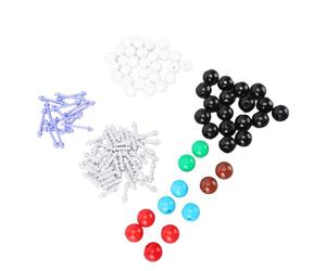TIKATARER Kit de Modèle Moléculaire, 57 Atomes et 56 Liens pour l'apprentissage Organique avec Composants à Code Couleur, Idéal pour Les étudiants et Les Enseignants