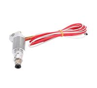 TIKATARER Kit de Remplacement Hotend pour Extrudeuse d'Imprimante 3D, Buse de 1,75/0,4 Mm, Hotend en Alliage d'aluminium en Laiton avec Bloc de Dissipation Thermique et Manchon en Silicone isolé,