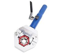 TIKATARER Kit de Sertissage Hydraulique de Tuyau AC, Outil de Sertissage Manuel en Acier à Haute Teneur en Carbone Résistant à L'huile avec 7 Matrices pour Réparation de Tuyau AC