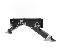 TIKATARER Kit de Stabilisateur de Marche pour Camping-Car, Stabilisateur en Acier Réglable en Hauteur de 2,8 à 11,4 Pouces, Idéal pour Les Remorques de Voyage, Les Camping-Cars et Les Sellettes