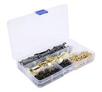 TIKATARER Kit de Suspension d'images, 120pcs Hangage d'image Ensemble de Dons de Scierie ' en Métal Metal Double Hole Hanging Tool Kit avec 240pcs Vis