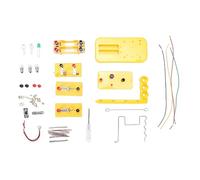 TIKATARER Kit d'expérimentation de Circuit élémentaire, Jouets Scientifiques Steam pour Enfants, Kit de Supports de Batterie avec Tests Conducteurs, Idéal pour Les Projets Scientifiques de