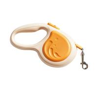 TIKATARER Laisse Rétractable pour Chien avec Attache en Nylon Stable Renforcée, Fermoir Antirouille Empêchant Les Fuites, Poignée Antidérapante pour Les Sorties Quotidiennes (Orange)
