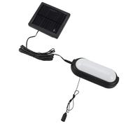 TIKATARER Lampes Solaires d'intérieur, Lampes Solaires pour Parapluie avec Télécommande, Interrupteur à Cordon étanche, Lumière Blanche pour Garages, Tonnelles, Hangars, Terrains de