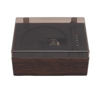 TIKATARER Lecteur CD Vintage, Double Haut-Parleur Bluetooth, Lecteur CD USB sans Fil Rétro Portable, D'entrée Aux avec écouteurs et Télécommande, adapté à la Voiture à Domicile (Brun Noyer)