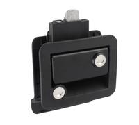 TIKATARER Loquet de Porte de Remorque, Verrou à Pêne Dormant Intérieur et Extérieur en Alliage de Zinc, Serrure t à Vis avec Trou découpé, Idéal pour les Grands Véhicules de Camping-car,