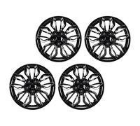 TIKATARER Lot de 4 Enjoliveurs de Rechange Enjoliveurs de Roue de 14 Pouces, de Pneu en ABS de Taille R14, Capuchon de Jante en Acier Universel pour la Plupart des Voitures, Camions, SUV, Berlines