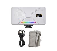 TIKATARER Lumière Vidéo RVB, 225 Perles LED Super Lumineuses, Lumière Variable 95+ CRI, de Température de Couleur 2500 K 9900 K avec 24 Effets de Scène et Batterie 4000 MAh, Idéale pour Appareil Photo
