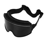 TIKATARER Lunettes de Ski, Protection Anti-buée et UV, Lentilles PC Double Couche, avec Design OTG pour le Ski, le Snowboard, la Moto, Bandeau Réglable en Mousse Respirante et (monture noire